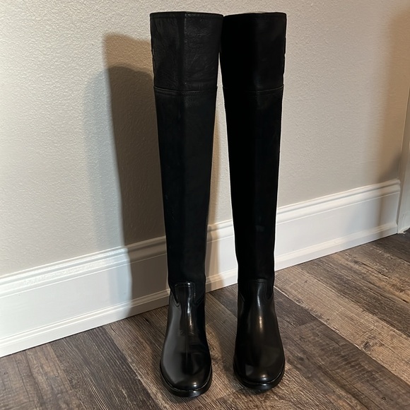 NEW Tory Burch Boots SIMONE Over The Knee Flat Equestrian Booties 7.5  Riding - Picture 14 of 17